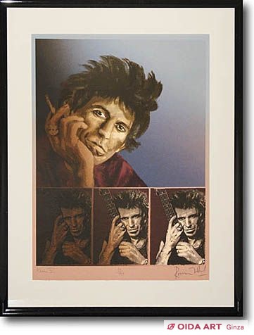 ロン・ウッド リトグラフ