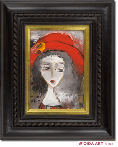 絵画 織田廣喜 オダヒロキ 少女 油彩 織田ひろき 美術品 アート おだ