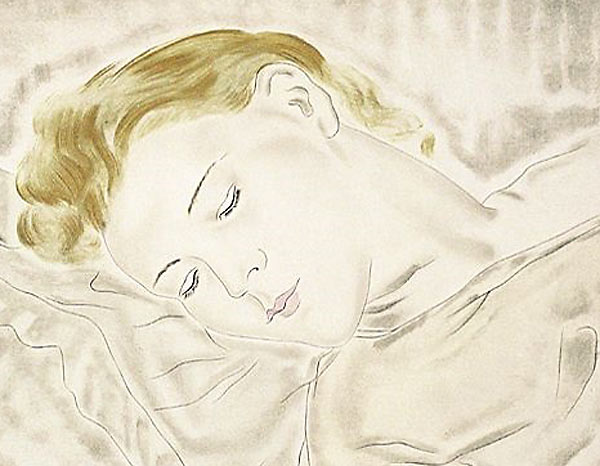 伊藤和生 藤田嗣治作「アトリエの自画像Ⅲ」白黒写真から油彩画にて