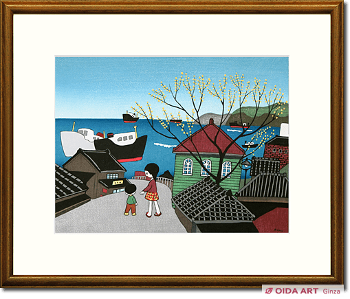 谷内六郎絵画 絵画 谷内六郎 （たにうちろくろう）・工事中 版画