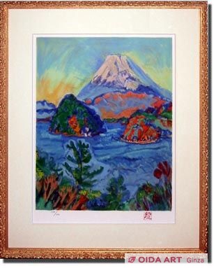 梅原龍三郎 富士 | 絵画など美術品の販売と買取 | 東京・銀座 おいだ美術