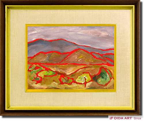 1973年増田浩一絵画油彩