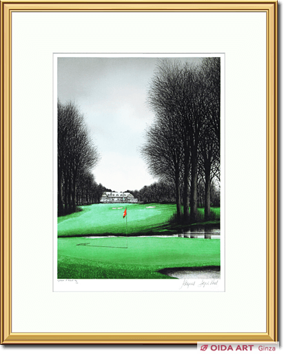 デペルト リトグラフ 坂道 絵画 風景画 デペルト リトグラフ 坂道絵画