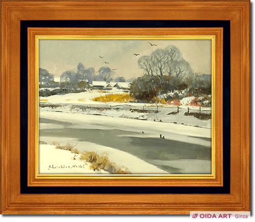 塗師祥一郎 鳥舞う | 絵画など美術品の販売と買取 | 東京・銀座 おいだ美術