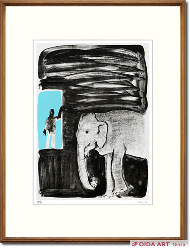 香月泰男 リトグラフ 第一回日本芸術大賞 香月泰男 リトグラフ 第一回