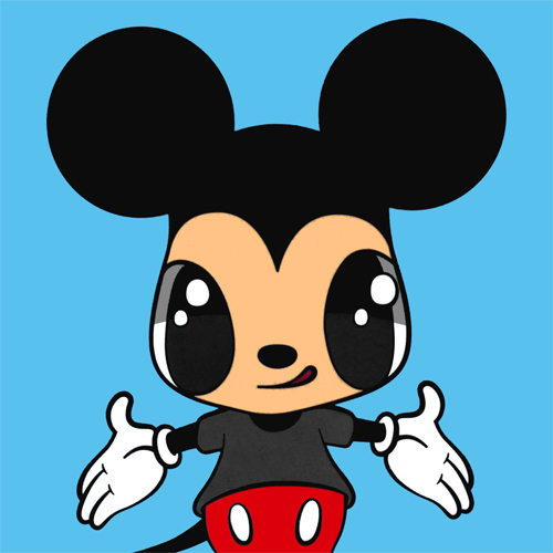 Javier Calleja ミッキー ポスターNow and Future×5 Javier Calleja