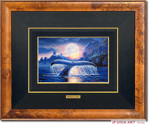 下田義寛「遠い風」リトグラフ 直筆サイン・落款・エディション・作品