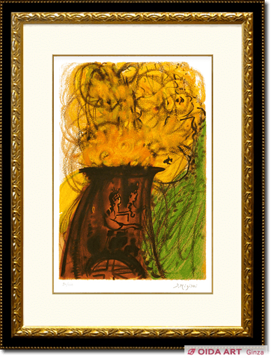 三岸節子 花II（黄） | 絵画など美術品の販売と買取 | 東京・銀座