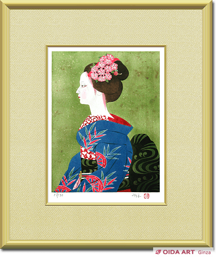 森田曠平 舞い子（弥生） | 絵画など美術品の販売と買取 | 東京・銀座