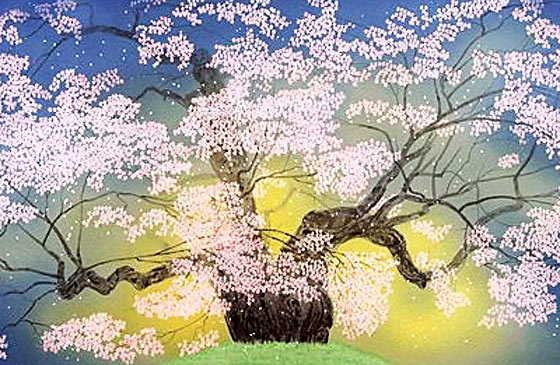 中島千波 醍醐桜（2） | 絵画など美術品の販売と買取 | 東京・銀座