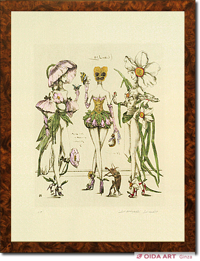 金子国義、絵画、油彩、SM号、暁オ閉じる女、新品額縁、肉筆、鴨居玲、高塚