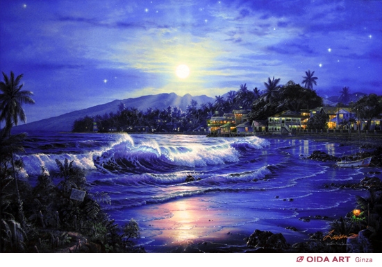 ラッセン 絵画 ムーンリットディスティニー(S) クリスチャンラッセン