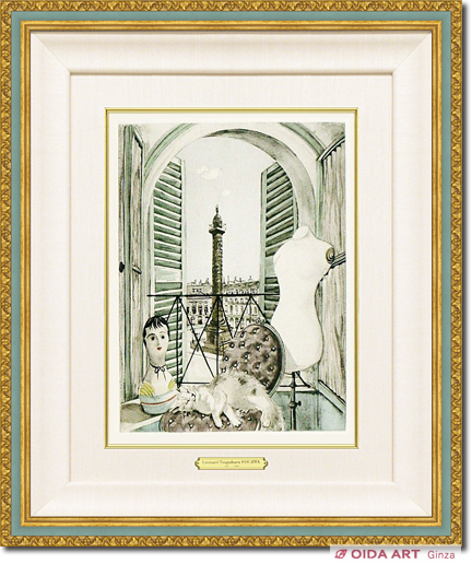 藤田嗣治 魅せられし河『バンドーム広場』 | 絵画など美術品の販売と