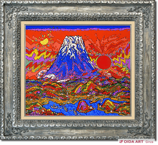 絹谷幸二 日月薫風波上富嶽 | 絵画など美術品の販売と買取 | 東京