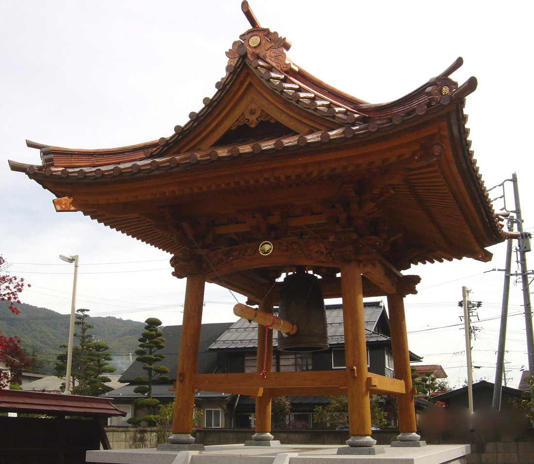 寺院銘有 半鐘 釣鐘 梵鐘 昭和40年代 青銅 仏教美術 仏具 吊鐘 古銅