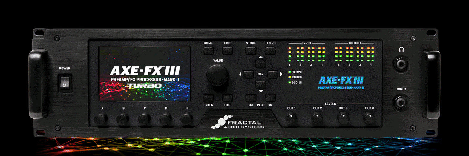 FRACTAL Axe Fx-Ⅱ XL ＆ 3Uラックケース フラクタル