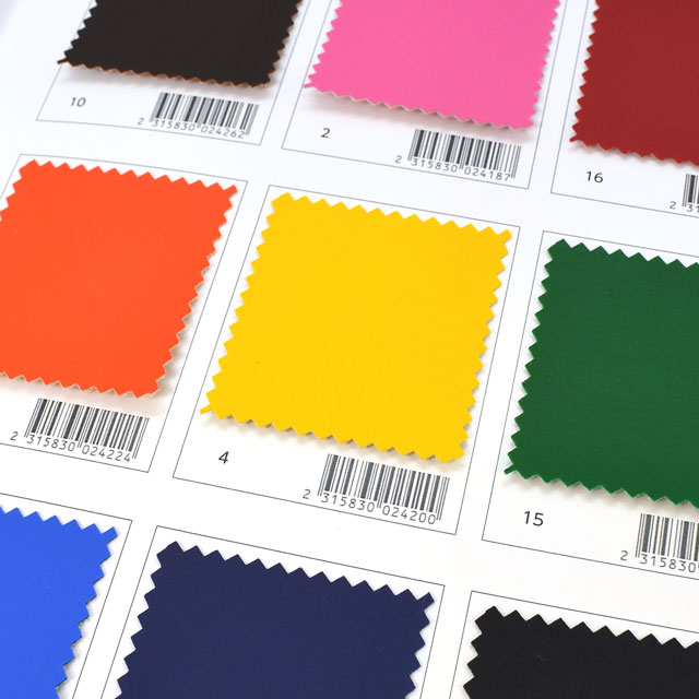 生地カラーサンプル帳 資材用合皮（R-1） オカダヤ(okadaya) 布・生地