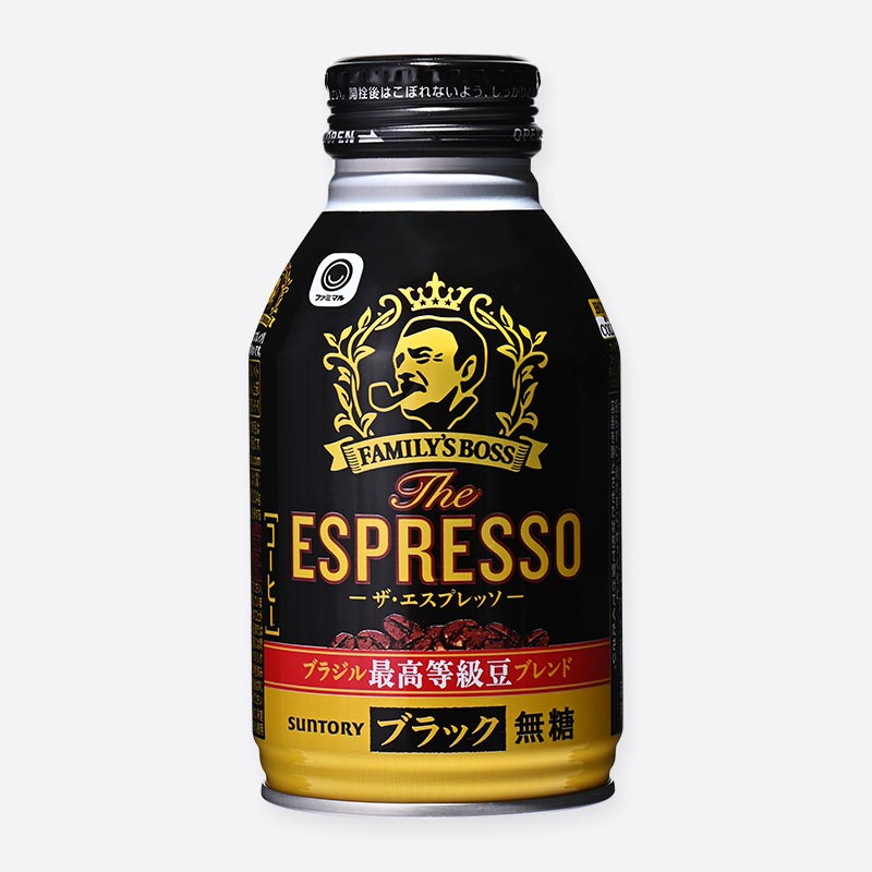 FAMILY'S BOSS ザ・エスプレッソブラック無糖 275ml｜沖縄ファミリーマート
