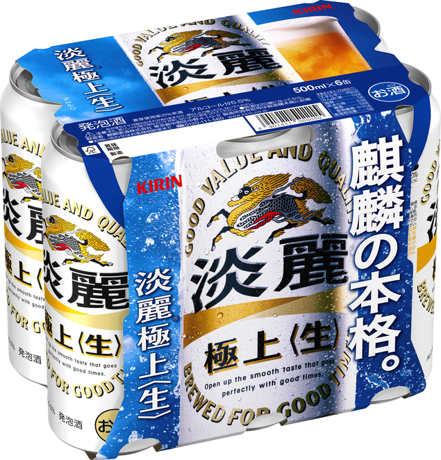 淡麗極上〈生〉500ml缶6缶パック｜酒類・飲料・加工食品