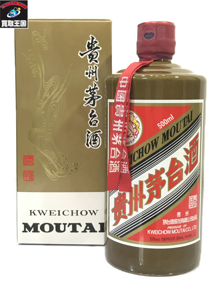 貴州茅台酒 マオタイ酒 MOUTAI 茶ボトル/未開栓/箱付き[値下]｜商品