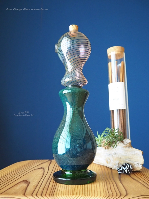 sendup 多色装飾ガラスオブジェ センドアップ お香立て sendup 多色