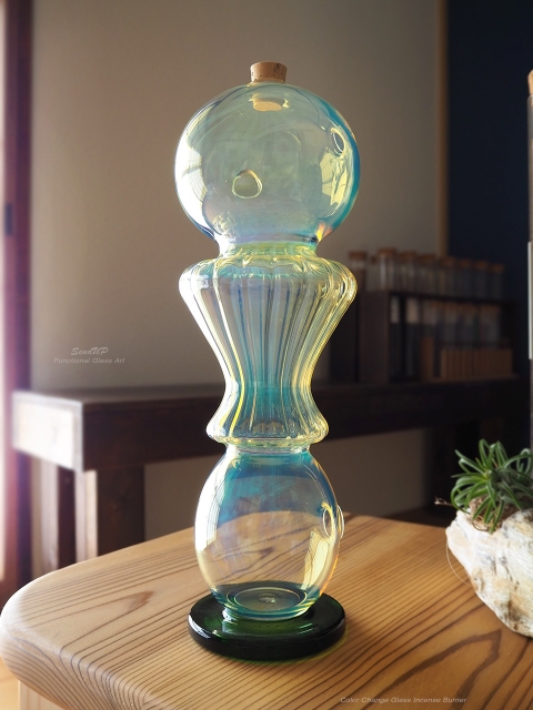 SENDUP glass incense burner｜FOR CORNER