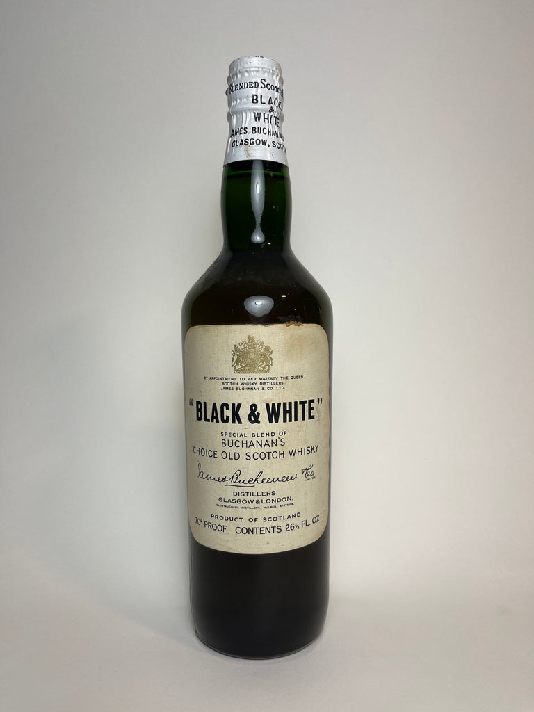 James Buchanan's Black & White Blended Scotch Whisky - 1950s (40