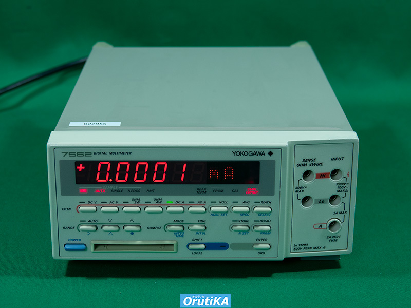 デジタルマルチメータ 7562-01 横河計測 管理番号:022955 中古計測器