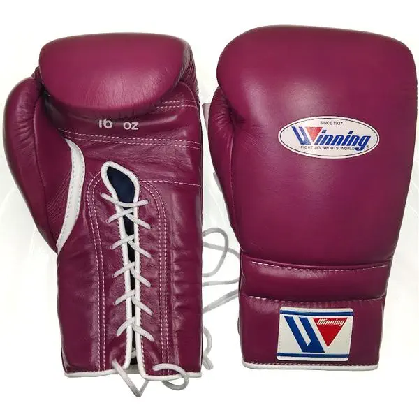 Winning ウイニング ボクシンググローブ レッド 14オンス紐 Winning
