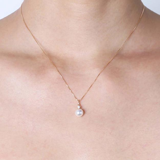 K18「アコヤ パール」ペンダントトップ｜【オレフィーチェ】Orefice