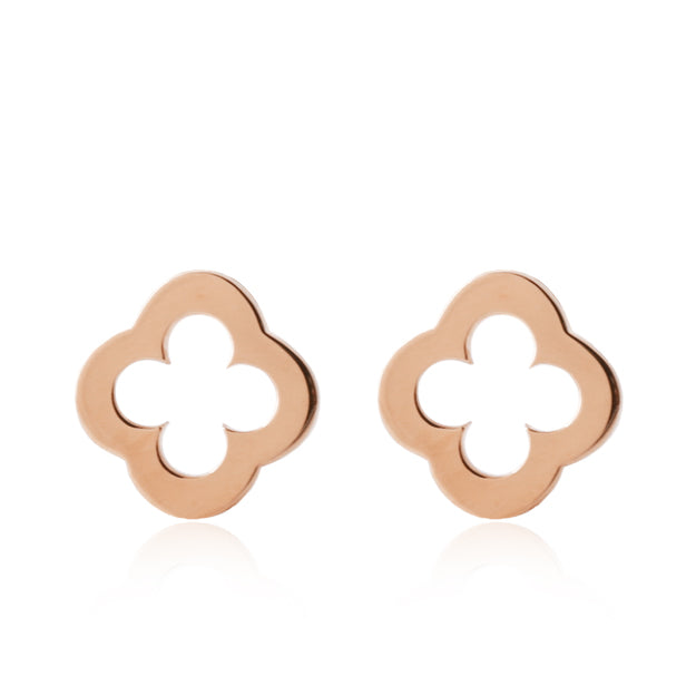 K18/Pt「アミ クローバー」ピアス｜【オレフィーチェ】Orefice