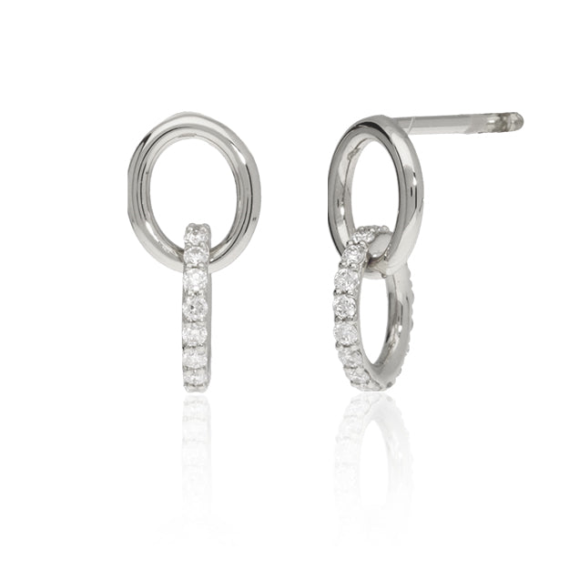 K18/Pt「フロットダイヤ」ピアス｜【オレフィーチェ】Orefice