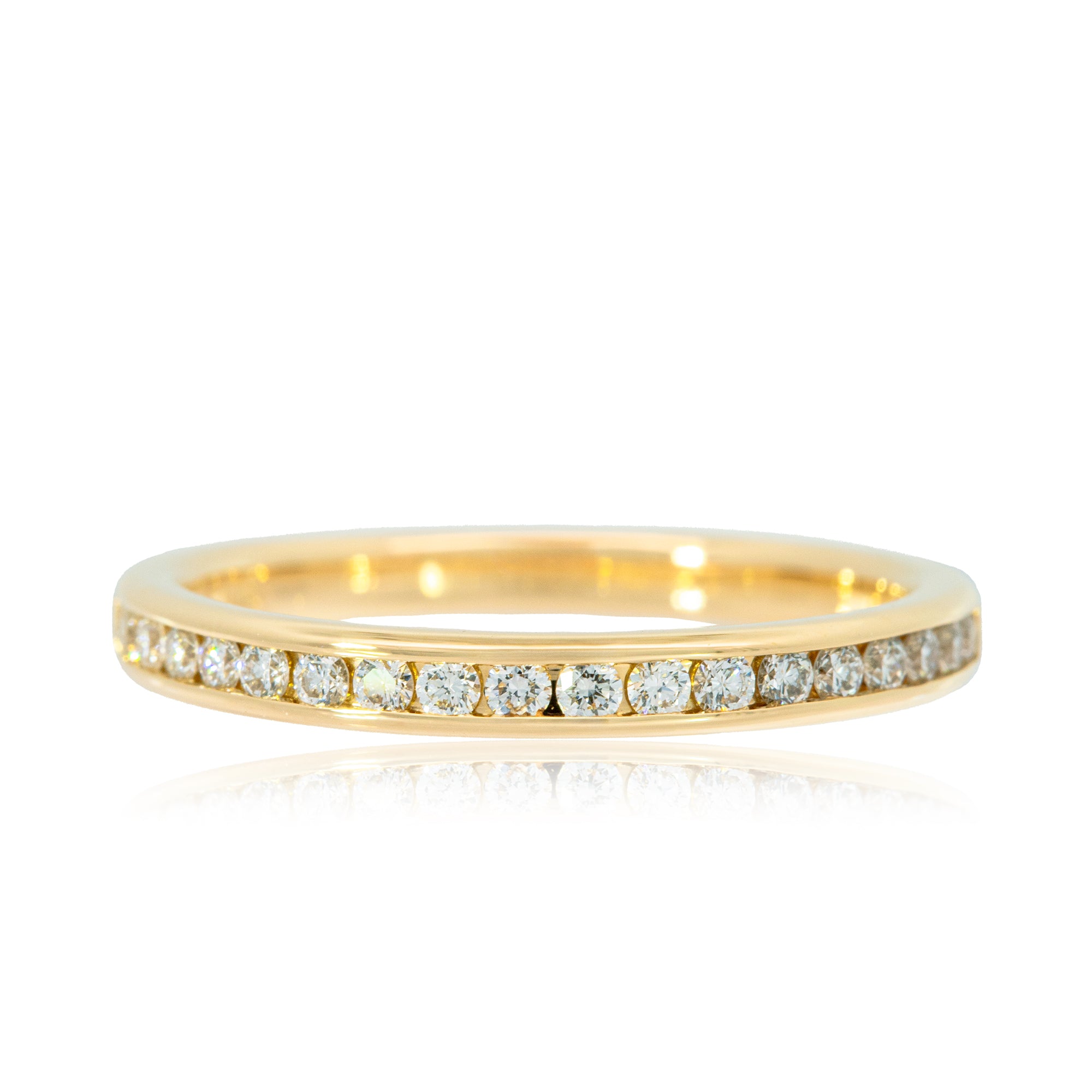 K18/Pt「ルイーゼ ハーフエタニティ」リング｜【オレフィーチェ】Orefice