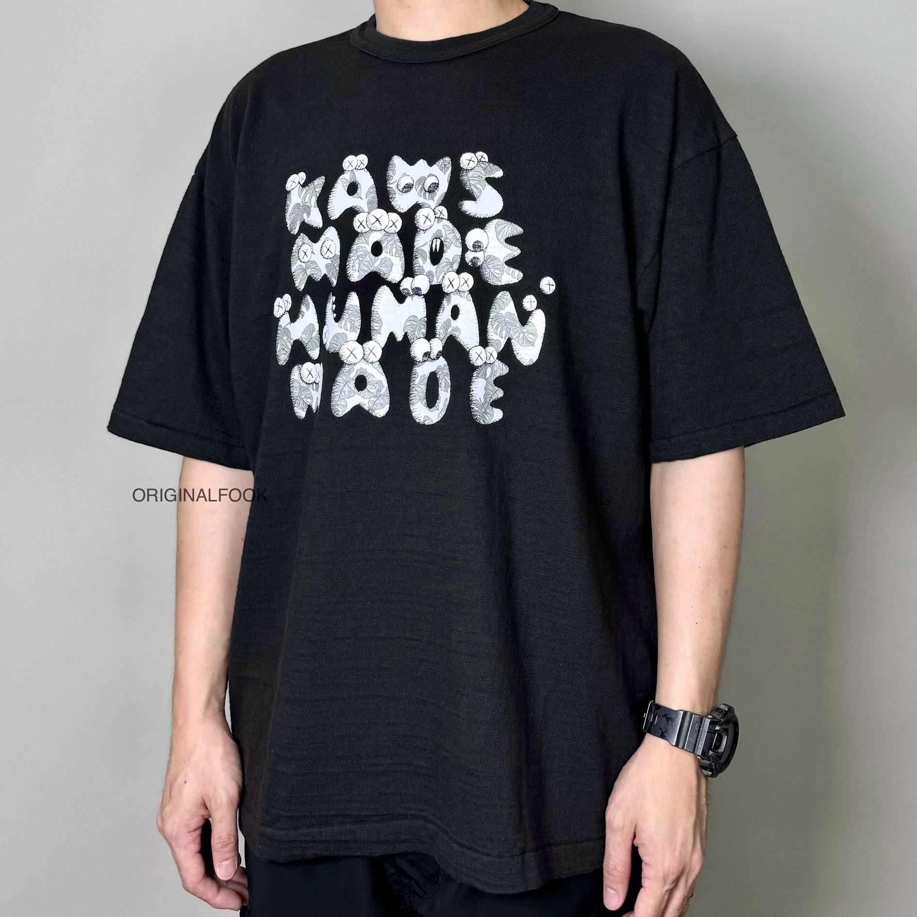 Buy Human Made X KAWS Tee #4 Black online in Singapore | ORIGINALFOOK
