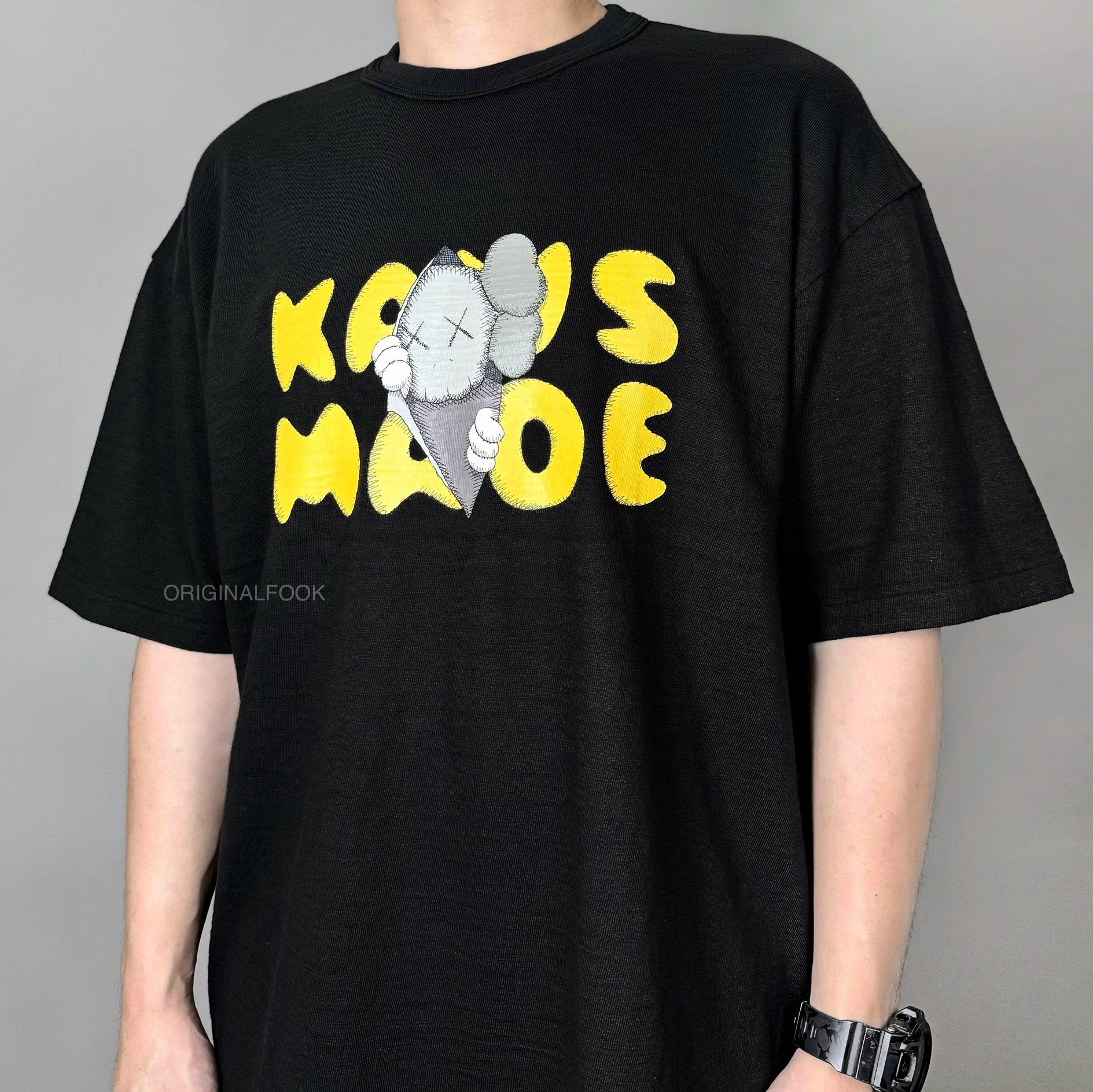 Buy Human Made X KAWS Tee #1 Black online in Singapore | ORIGINALFOOK