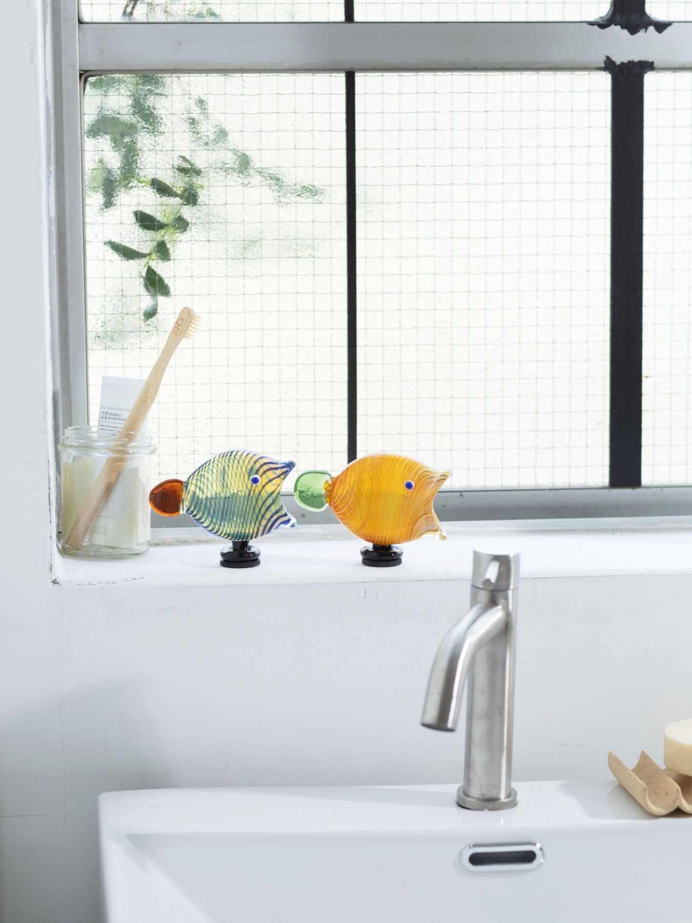 ガラスオブジェ フィッシュ｜オブジェ・ぬいぐるみ｜オルネ ド