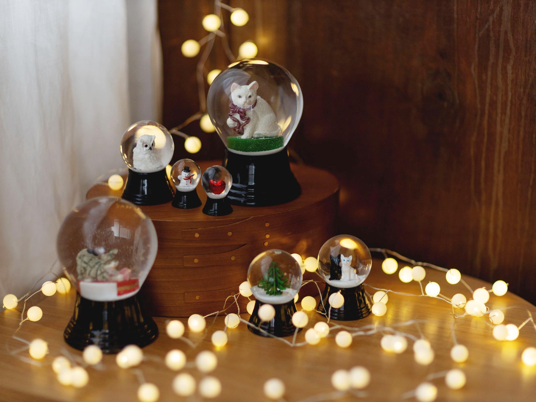 PERZY スノードーム／Mサイズ｜オブジェ・ぬいぐるみ｜オルネ ド