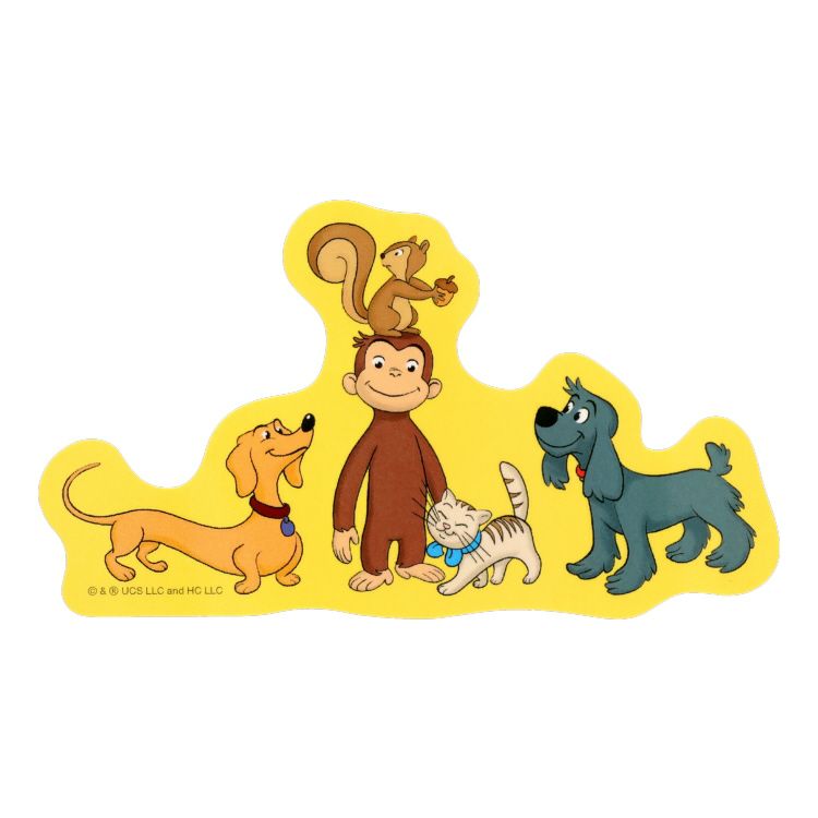 おさるのジョージ ステッカー - おさるのジョージ公式オンラインストア