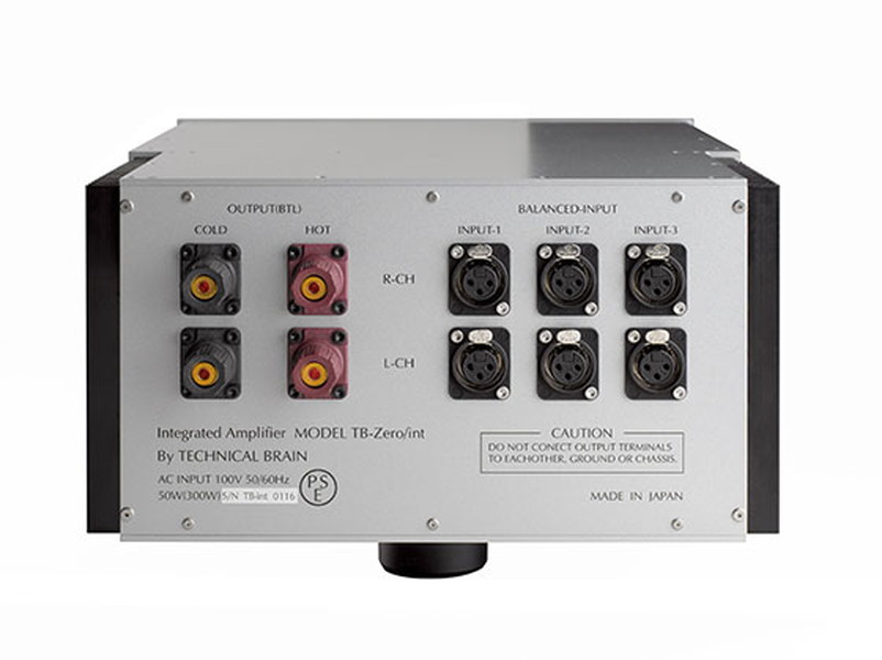 TECHNICAL BRAIN/プリメインアンプ/TB-Zero/intのご紹介です。