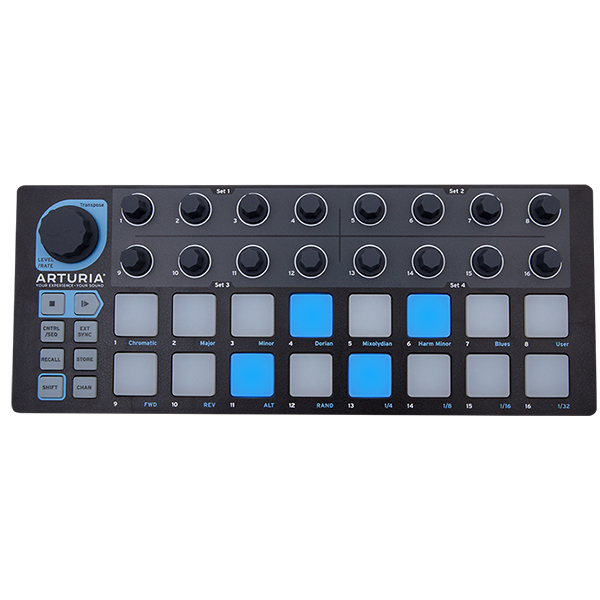 Arturia/MIDIコントローラー/BEAT STEP BLACK EDITION ☆購入特典