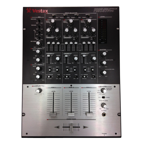 中古品】Vestax/DJミキサー/PMC-37Pro -DJ機材アナログレコード専門店