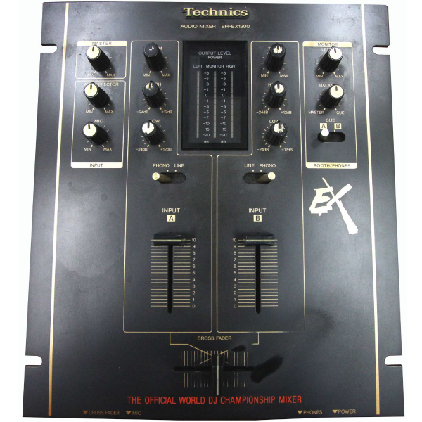 中古品】Technics/DJミキサー/SH-EX1200 BK -DJ機材アナログレコード