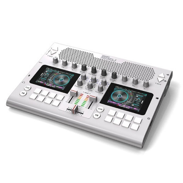 GO-DJ Plus DJコントローラー シルバー ミキサー ケース付 GO-DJ Plus