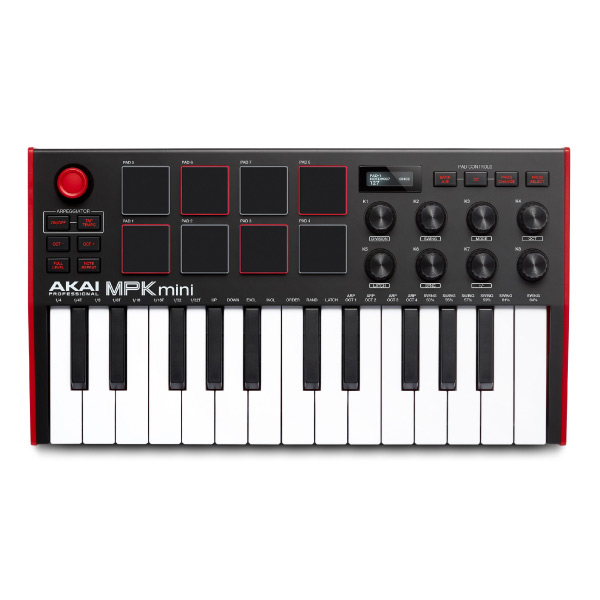 中古美品】AKAI professionalのMIDIコントローラー、MPK Mini MK3 のご