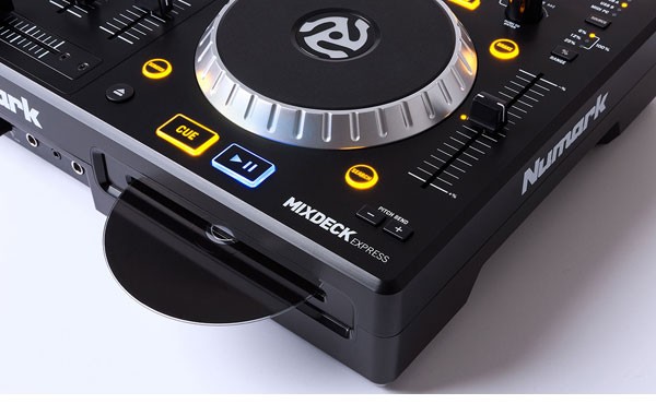 CD、USB、PCが使えるDJコントローラー、MIXDECK EXPRESS MK2