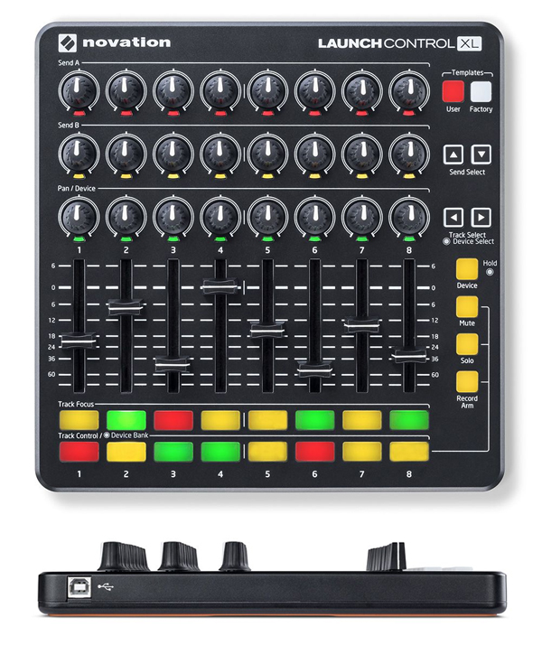 novationのAbleton Live用MIDIコントローラーLaunch Control XL BLACK