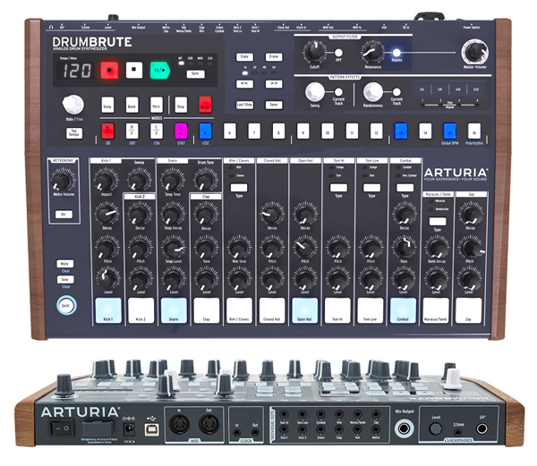 Arturia/アナログ・ドラムマシン/DRUMBRUTE -DJ機材アナログレコード