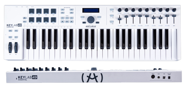 ARTURIAのMIDI鍵盤「KEYLAB ESSENTIAL 49」のご紹介です。