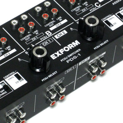 DJ交代がラクラクになる便利アイテム！】EXFORM/PCDJ SWITCHER/PDS-1s