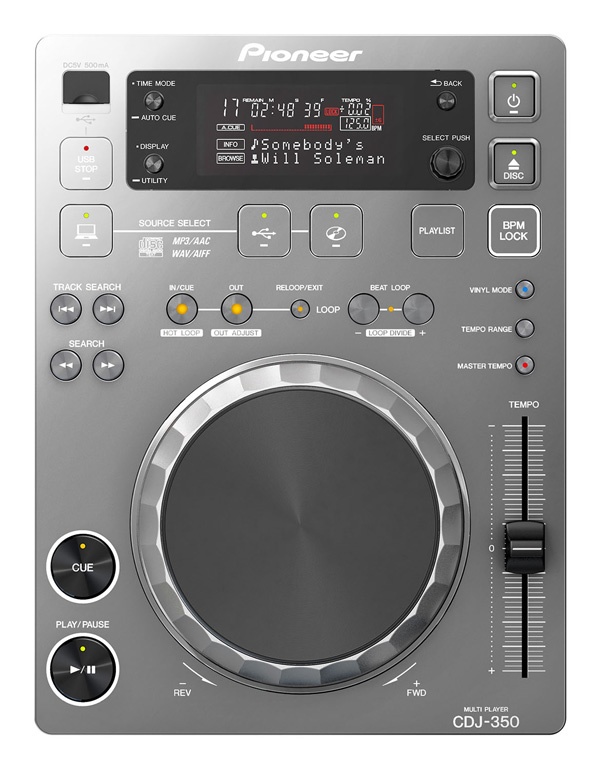 Pioneer/CDJ-350-Sの紹介です。